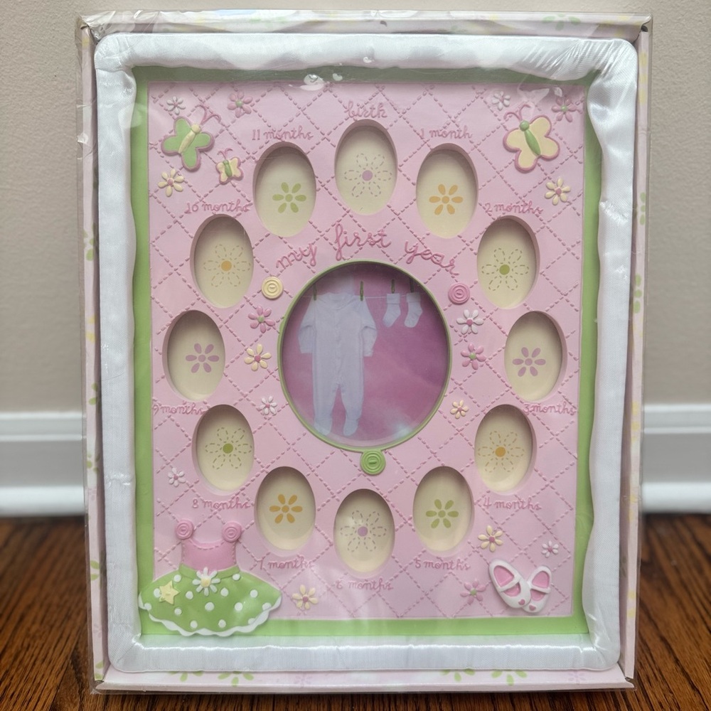 My First Year Baby Frames NWT